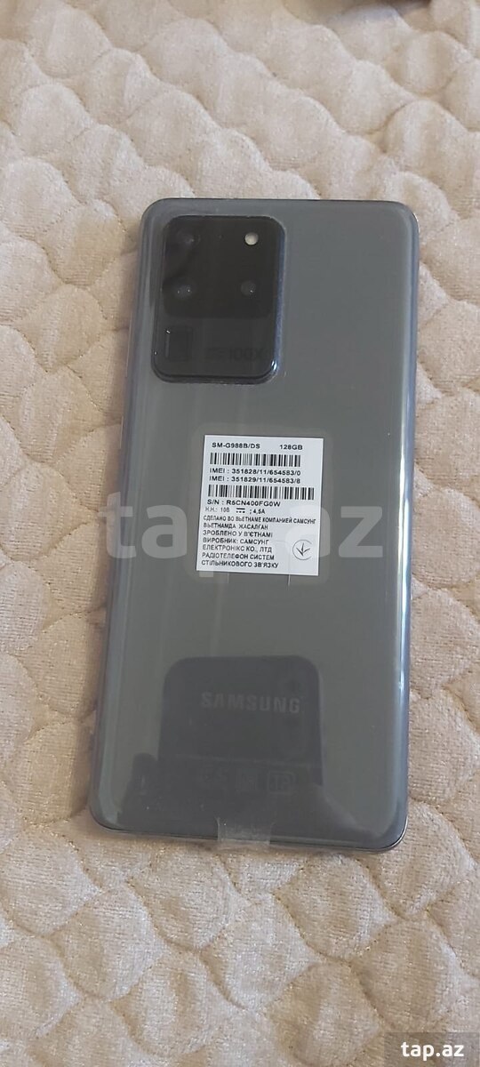 Samsung Galaxy S20 Ultra 5G Cosmic Gray 128GB/12GB (2)