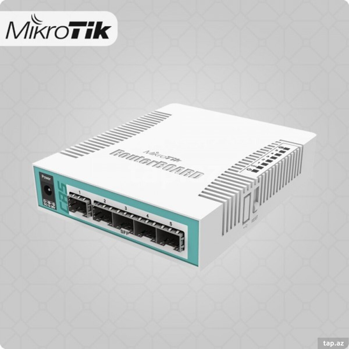 Kommutator "MikroTik Smart Switch CRS106-1C-5S"