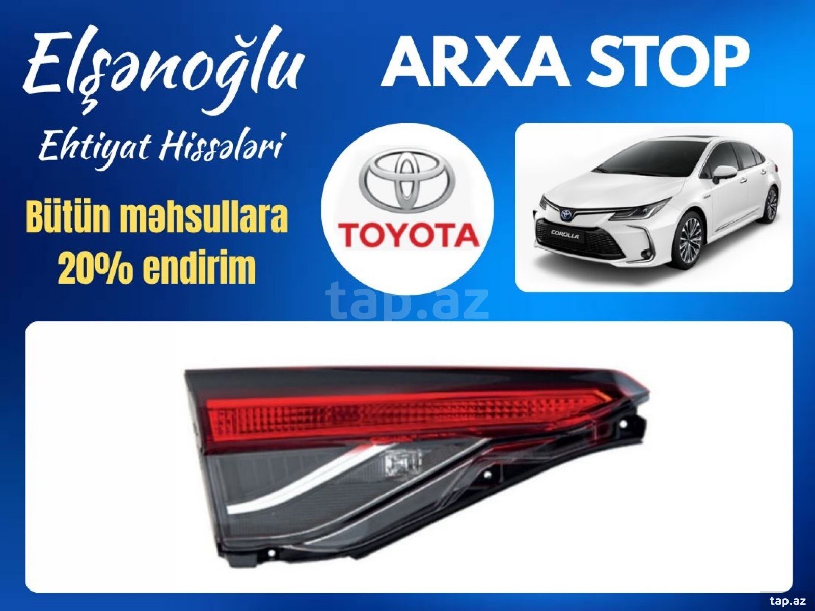 "Toyota Corolla" stopu