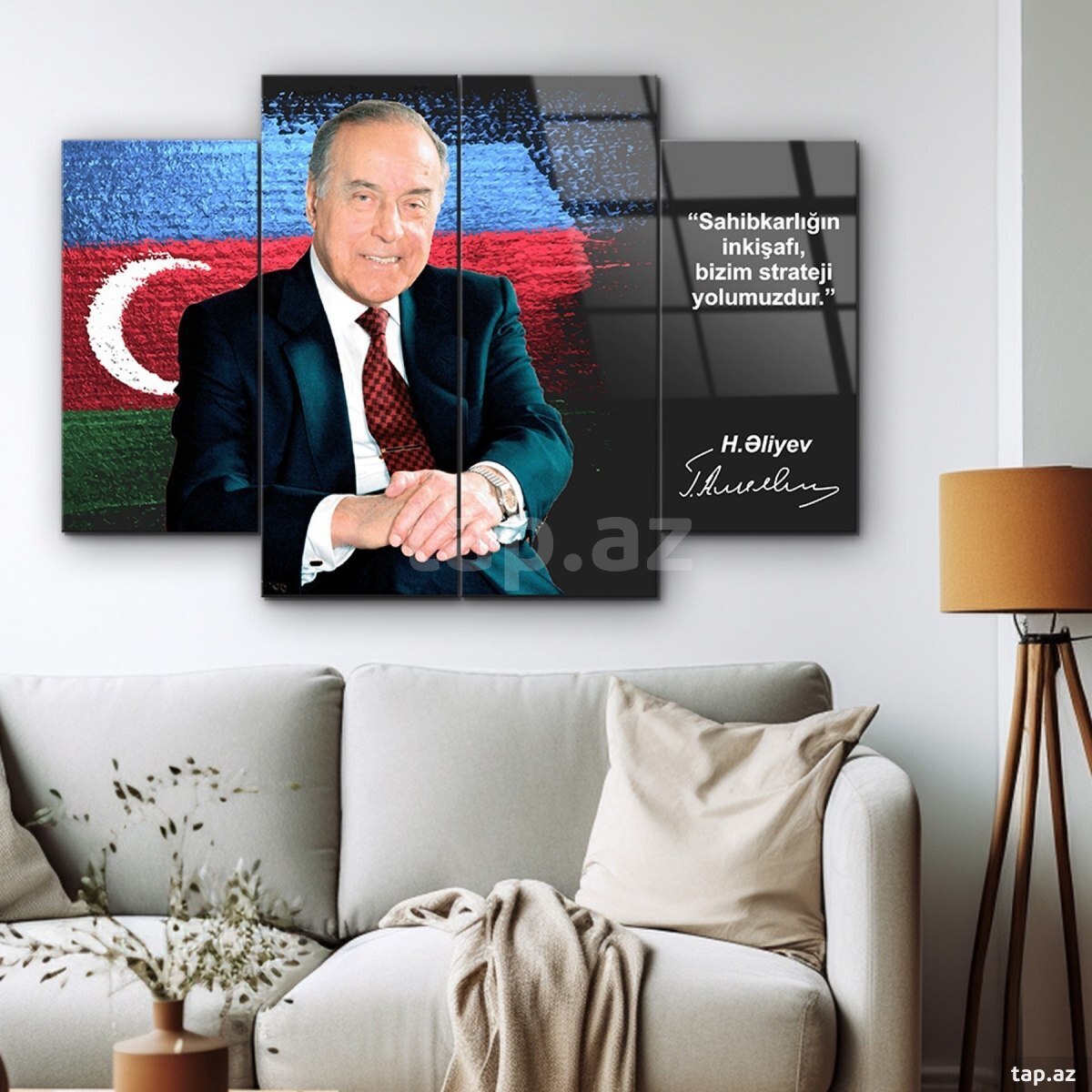 Şüşə və kətan tablo (6)