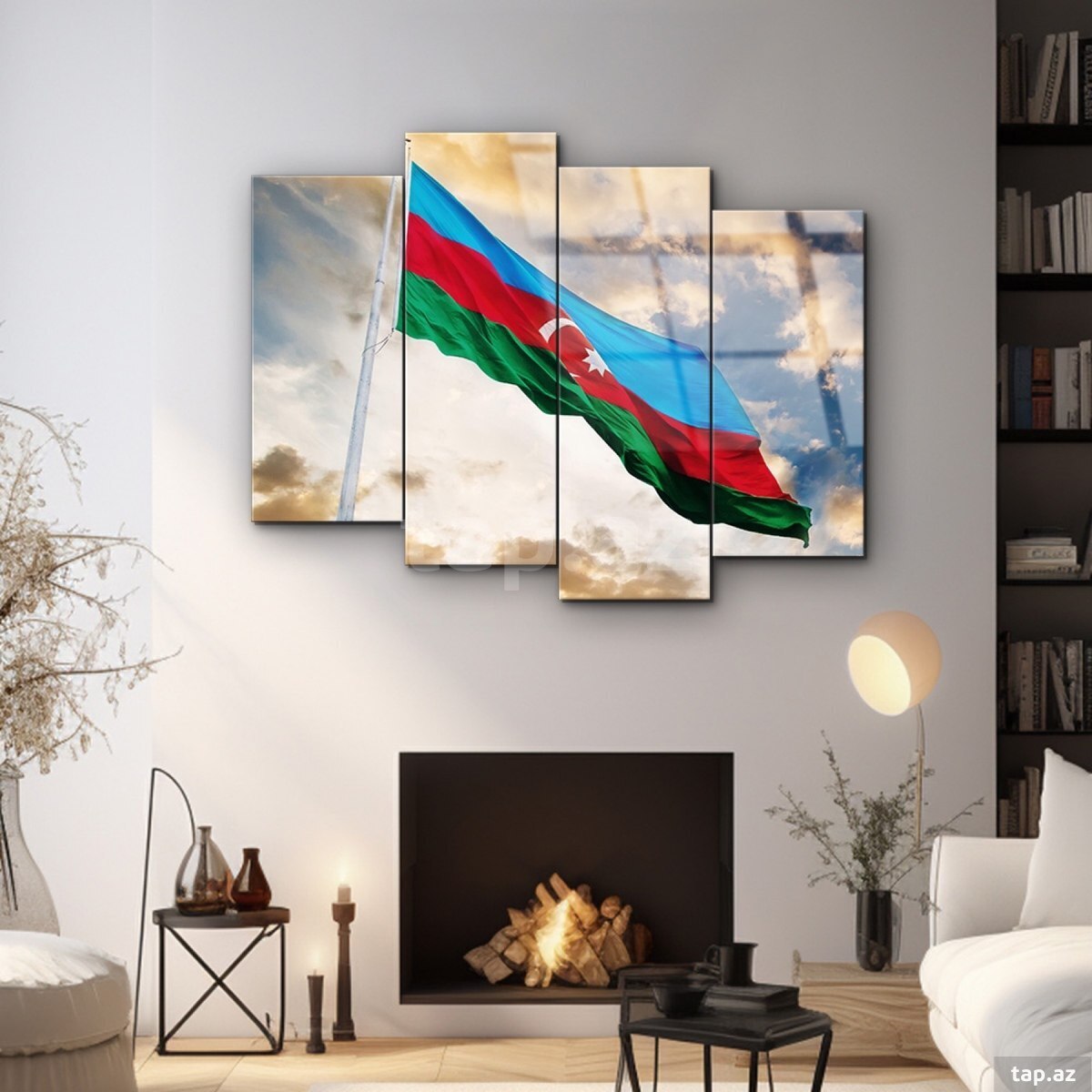 Şüşə və kətan tablo (9)
