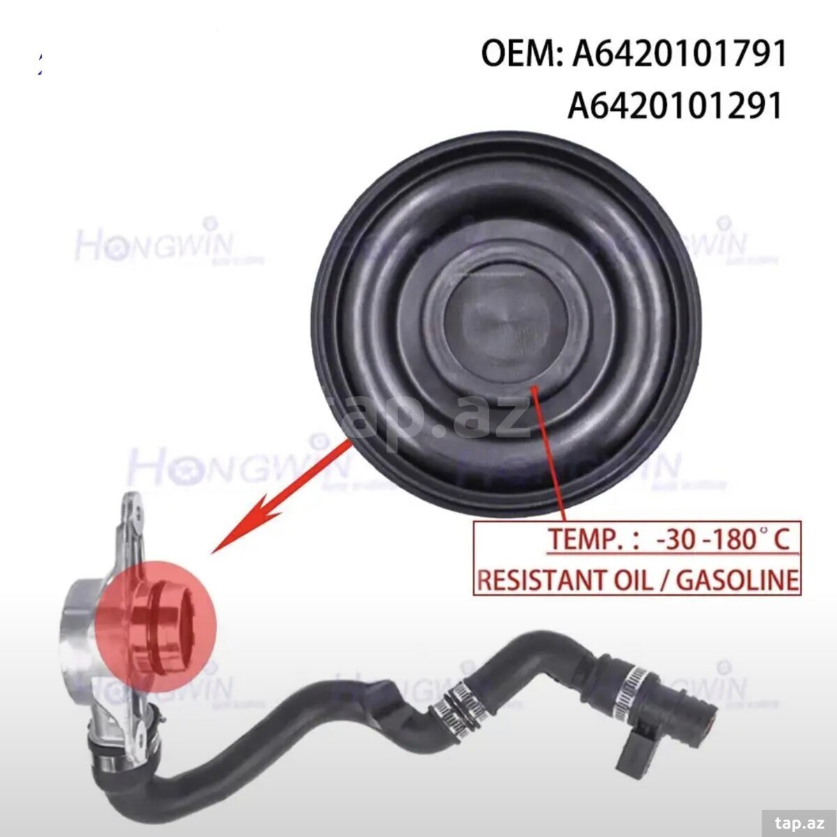 "Mercedes Bens W212 OEM642 Vito Viana" membranı (3)