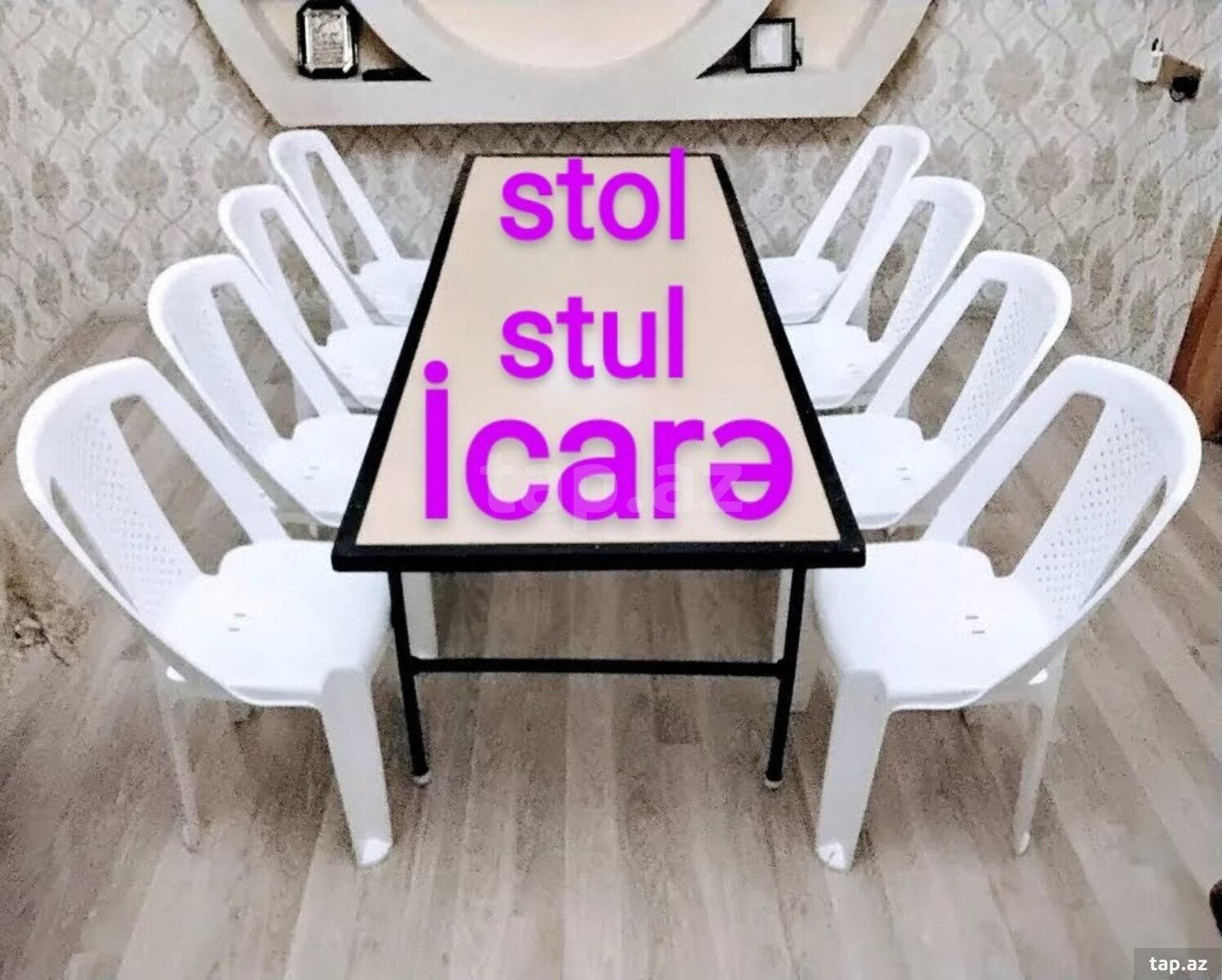 Masa və oturacaqların icarəsi (7)