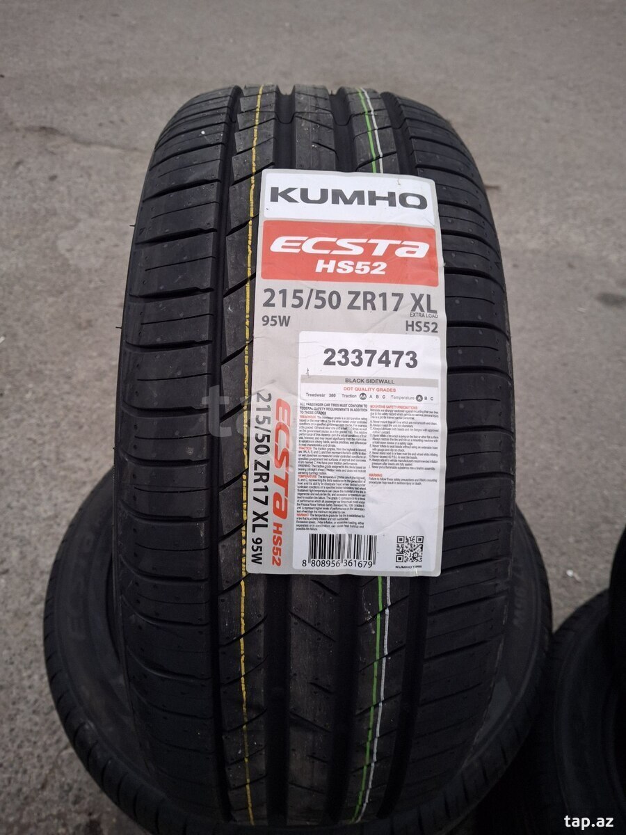 "Kumho" şinləri 215/50 R17