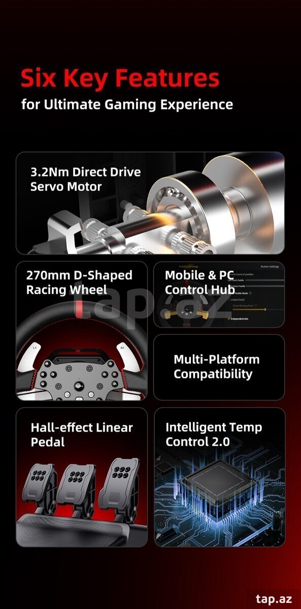 "PXN V10 Pro" oyun sükanı (7)