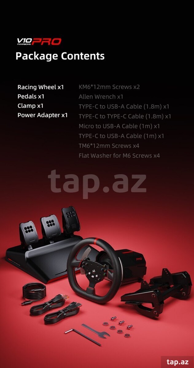 "PXN V10 Pro" oyun sükanı (17)