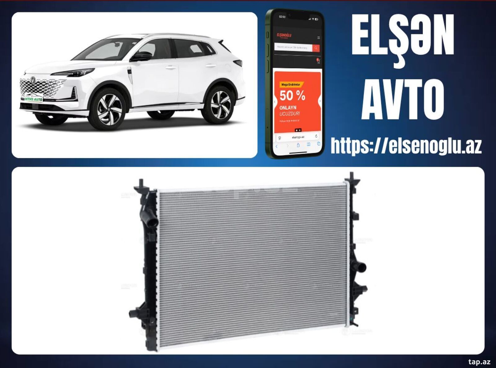 Changan CS55 radiatoru