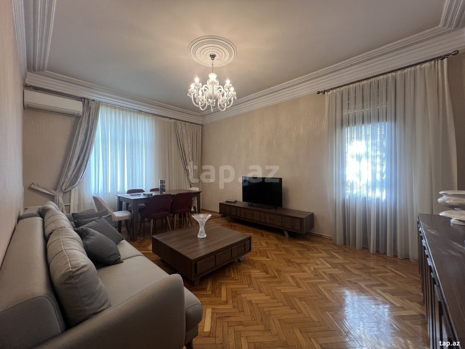 3-otaqlı mənzil kirayə verilir, A. Cəlilov küç., 100 m² (3)