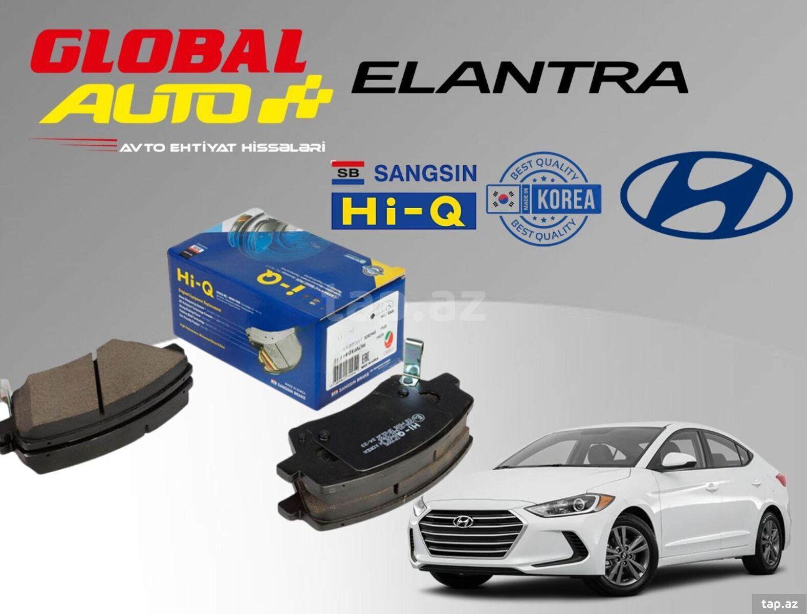 Hyundai Elantra 2016-2018 əyləc bəndi