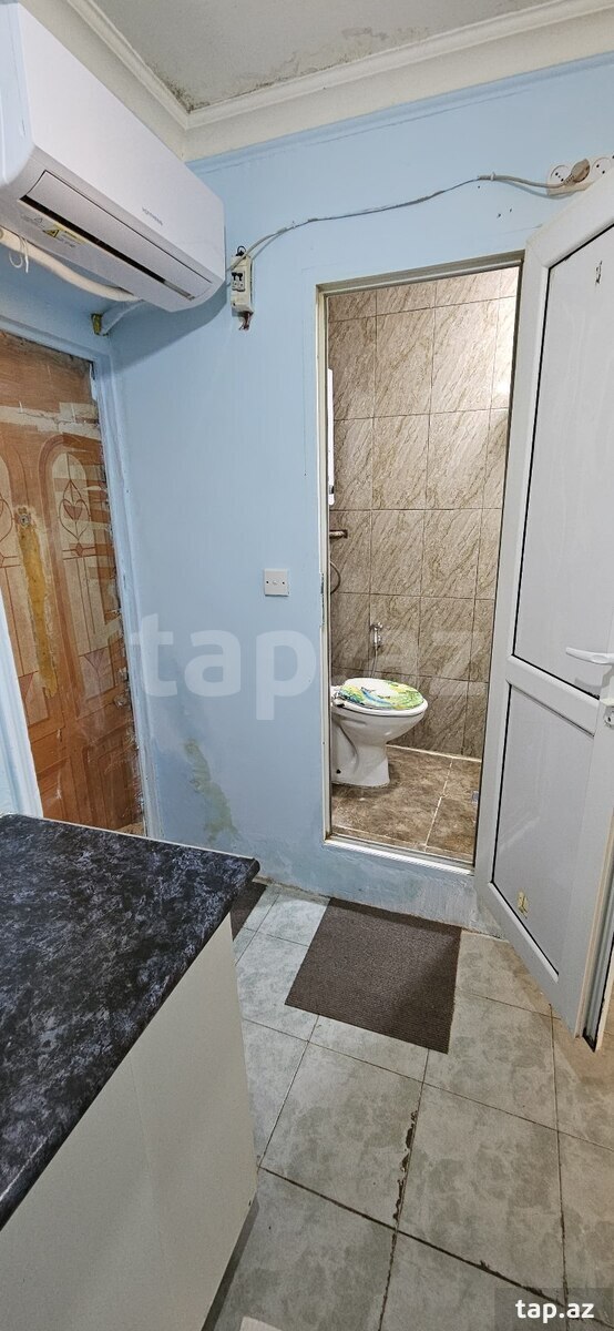 1-otaqlı mənzil kirayə verilir, Nərimanov m., 25 m² (5)