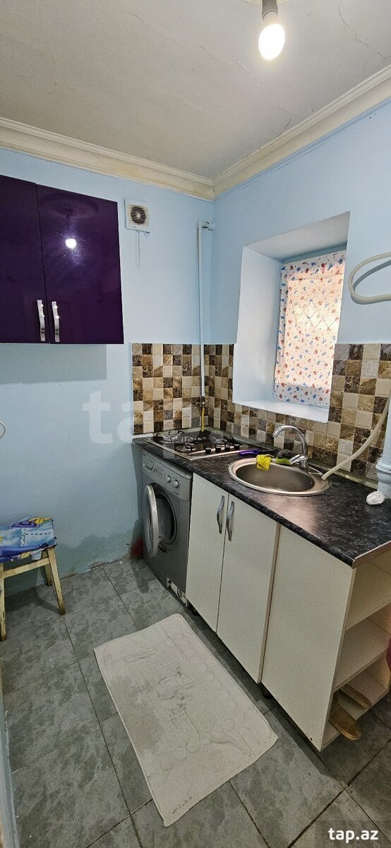 1-otaqlı mənzil kirayə verilir, Nərimanov m., 25 m² (9)