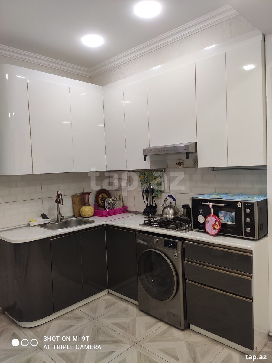 3-otaqlı yeni tikili kirayə verilir, Sumqayıt ş., 99 m² (7)