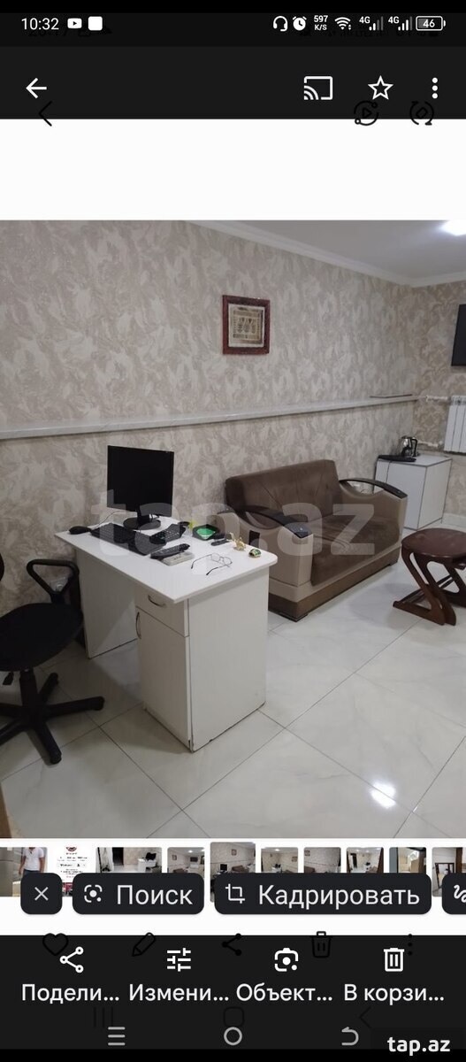 2-otaqlı mənzil kirayə verilir, Yasamal r., 44 m² (11)