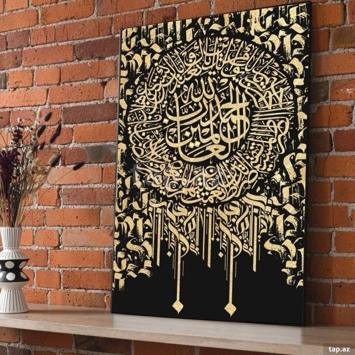 Şüşə və kətan tablo (9)