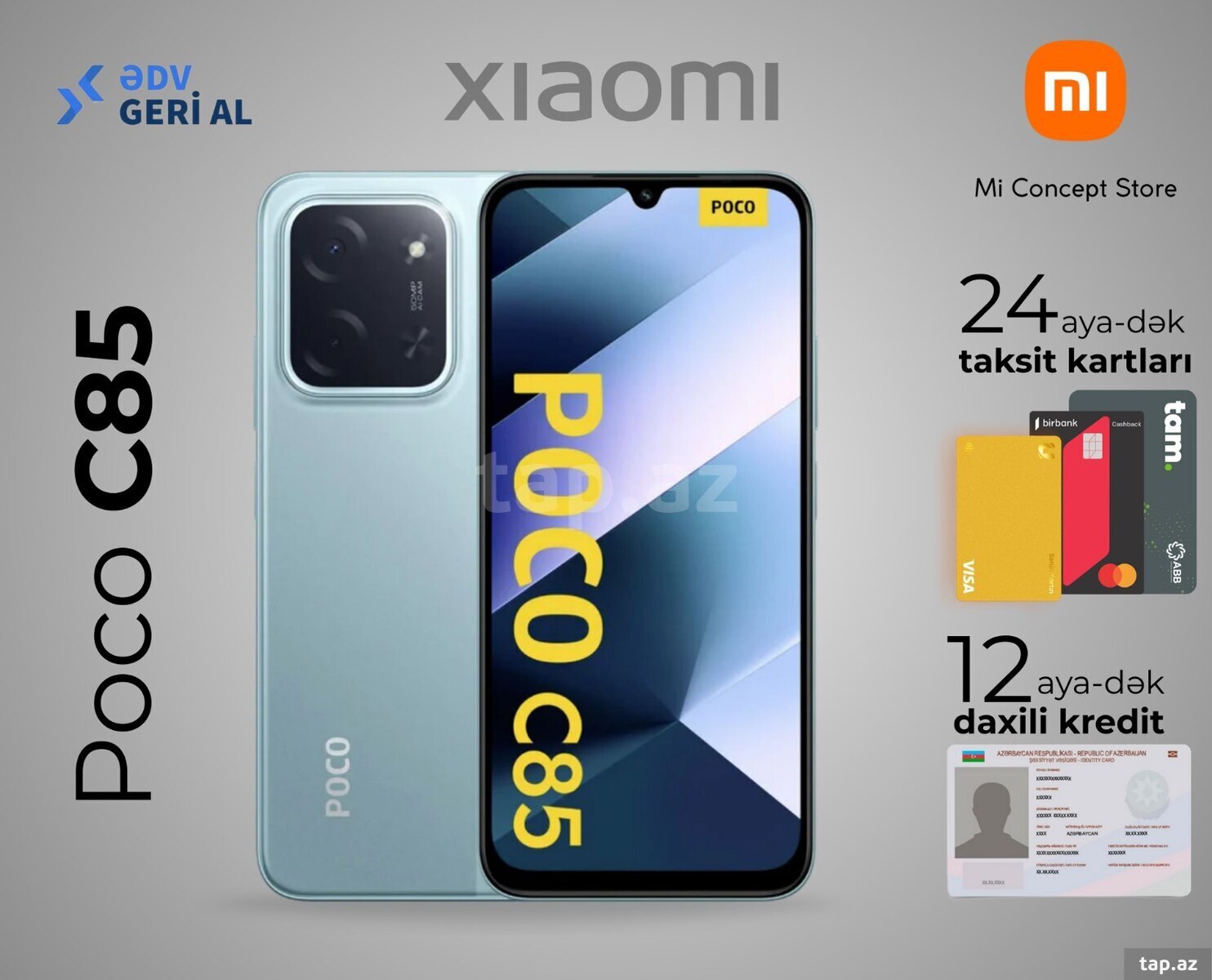 Xiaomi Poco C85 4G Green 256GB/8GB
