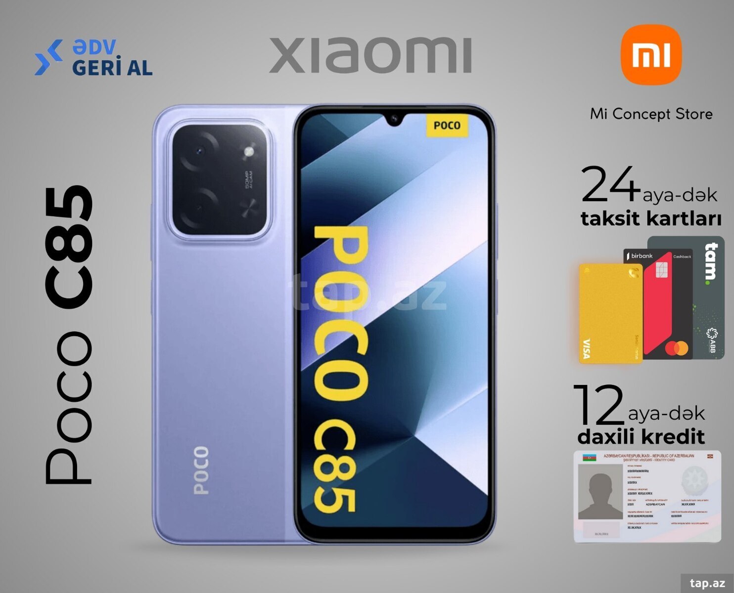 Xiaomi Poco C85 4G Purple 256GB/8GB