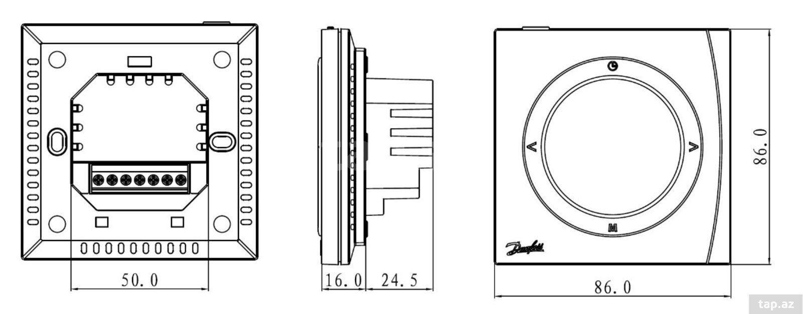 Termostat "Danfoss" (8)
