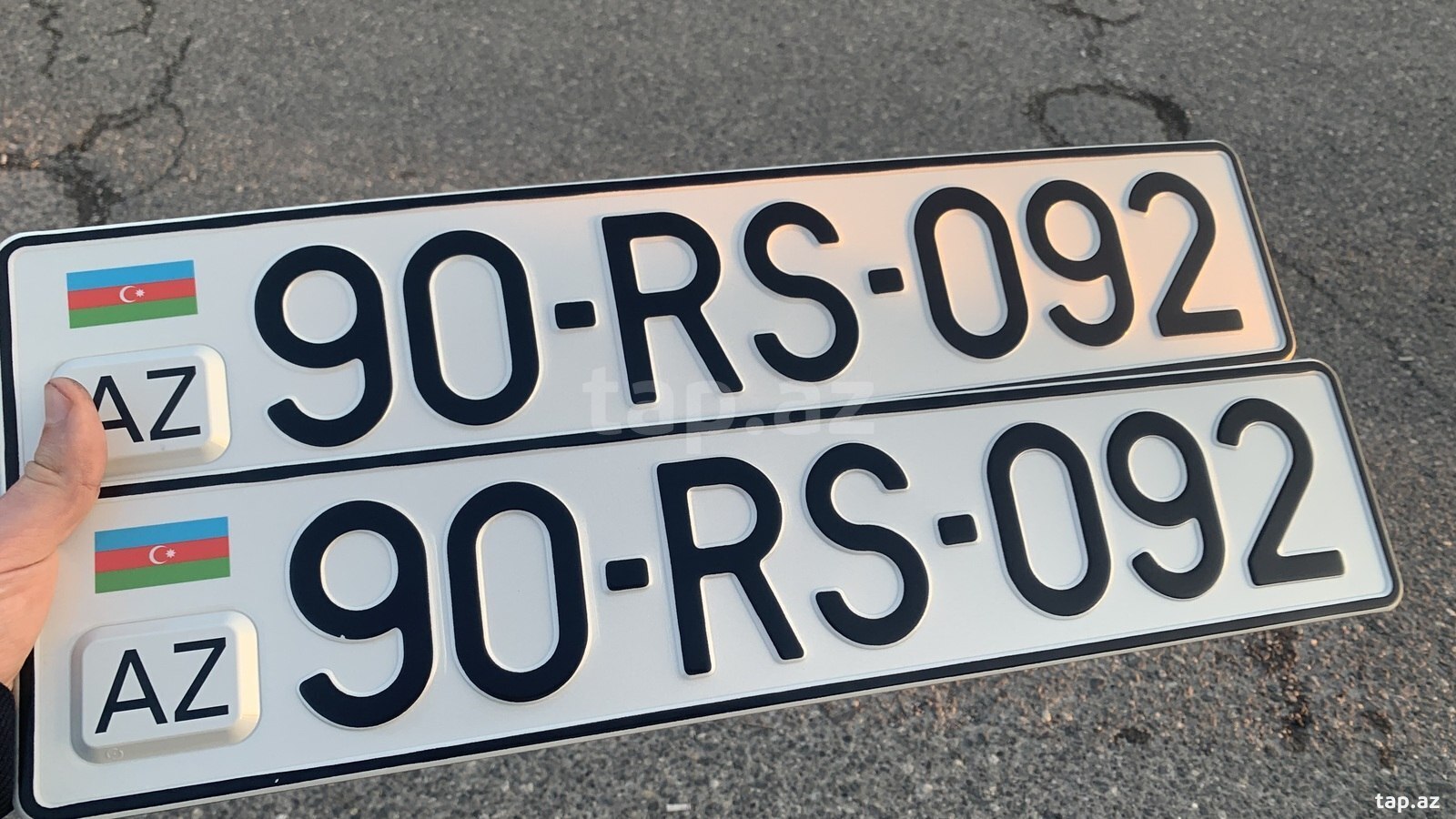 Avtomobil qeydiyyat nişanı - 90-RS-092 (2)