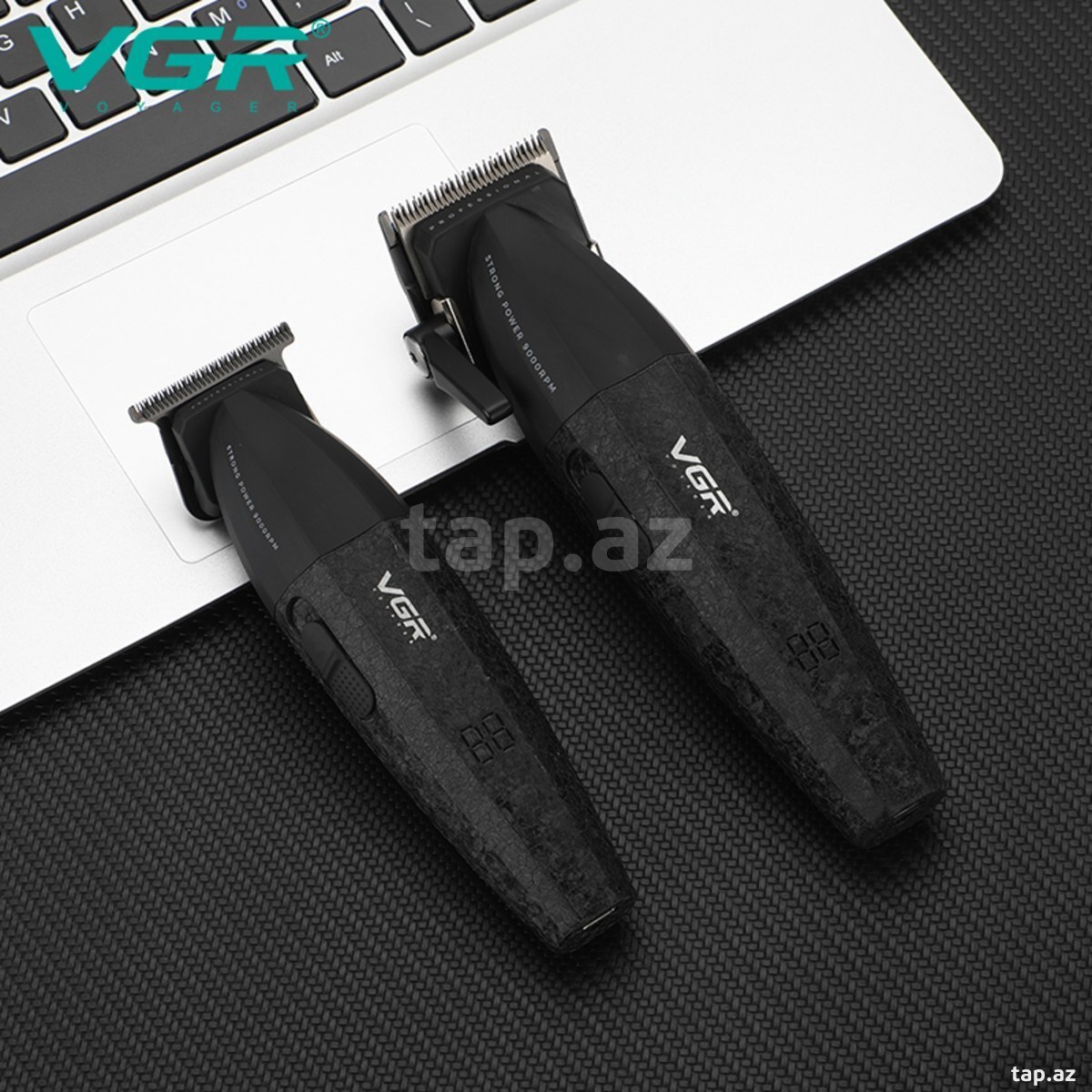 Professional təraş aparatı dəsti VGR 640 2500MAH 9000RPM Ceramic Blades Cord/Cordless (18)