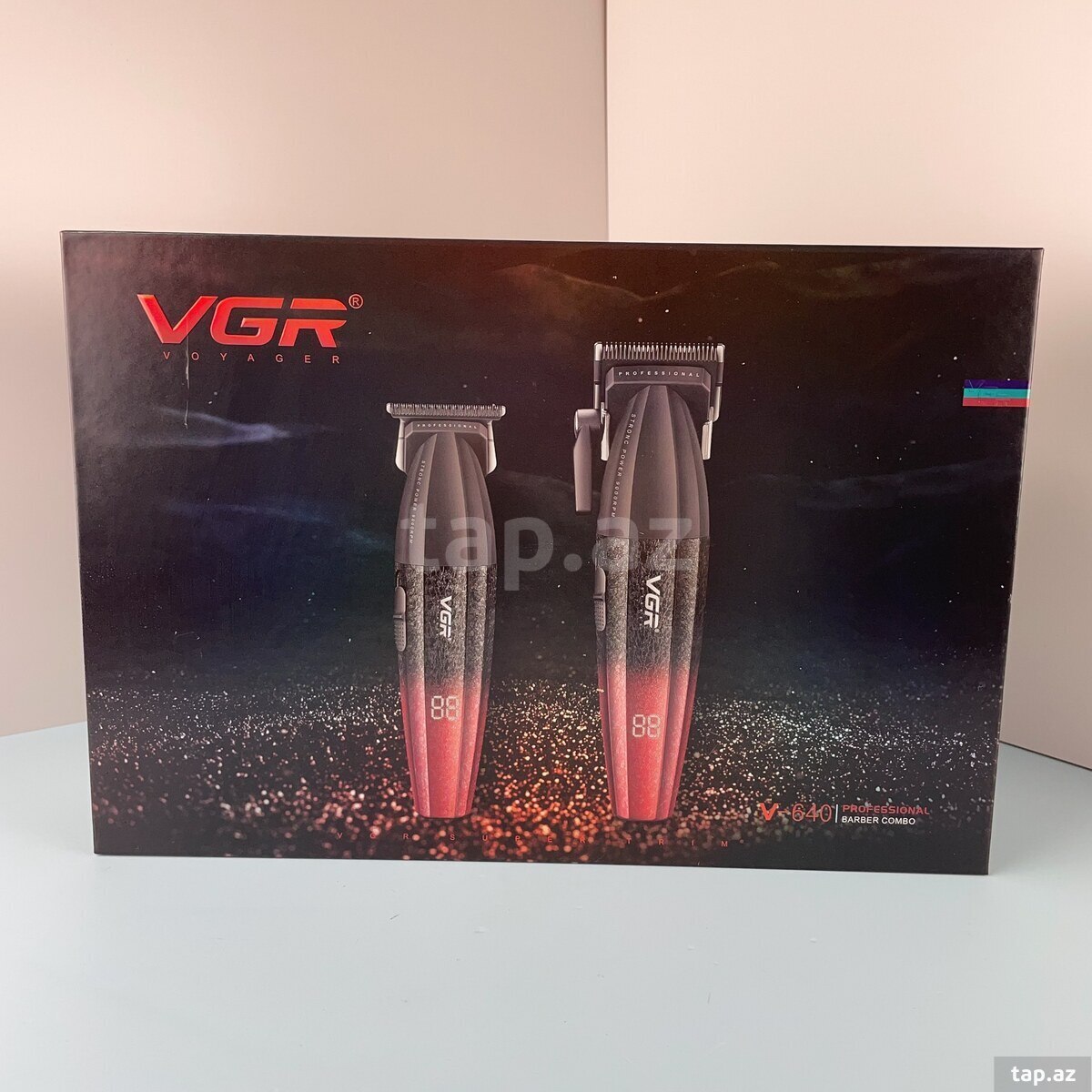 Professional təraş aparatı dəsti VGR 640 2500MAH 9000RPM Ceramic Blades Cord/Cordless (3)