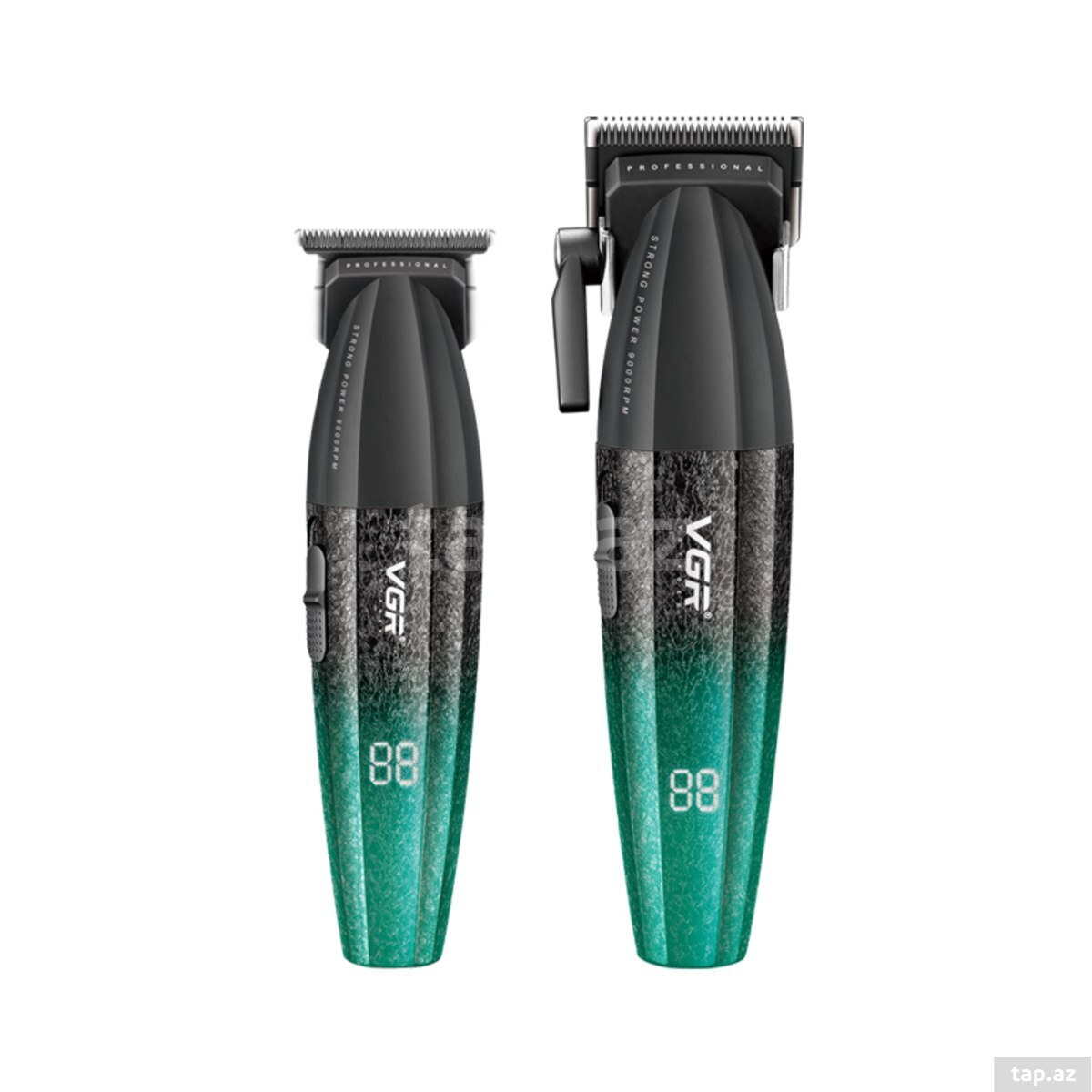Professional təraş aparatı dəsti VGR 640 2500MAH 9000RPM Ceramic Blades Cord/Cordless (12)