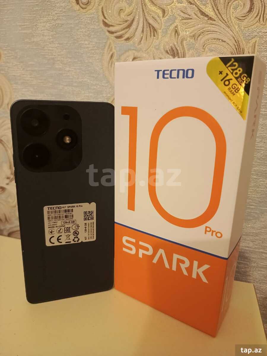 Tecno Spark 10 Pro Starry Black 128GB/8GB (3)