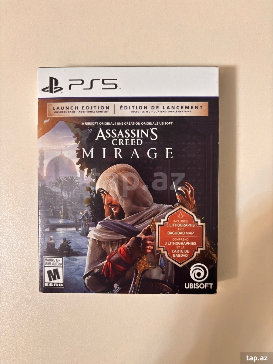 PS5 üçün Assasins Creed Mirage Launch Edition oyun diski