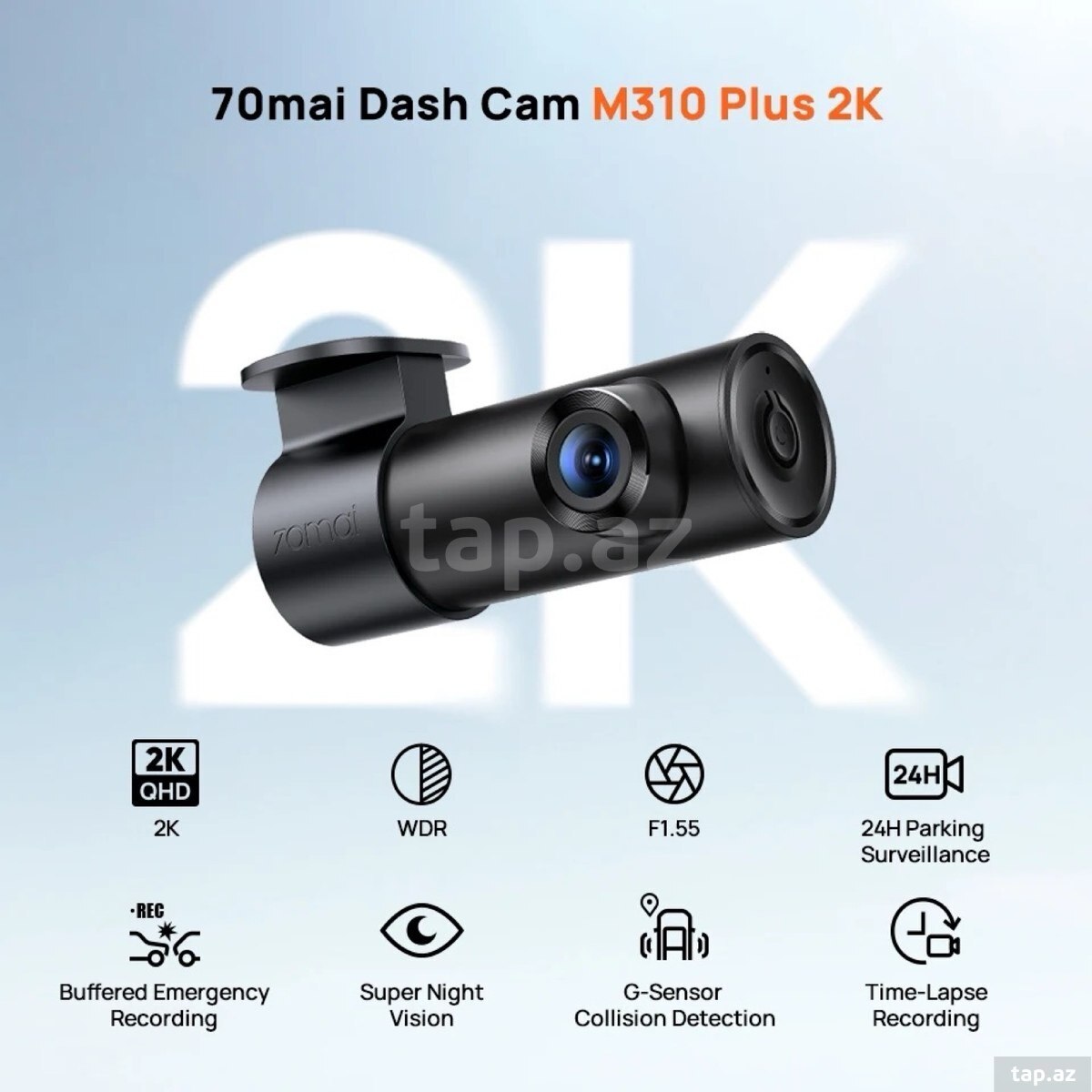 Xiaomi 70Mai M310 Plus 2K Ultra HD WiFi (24)