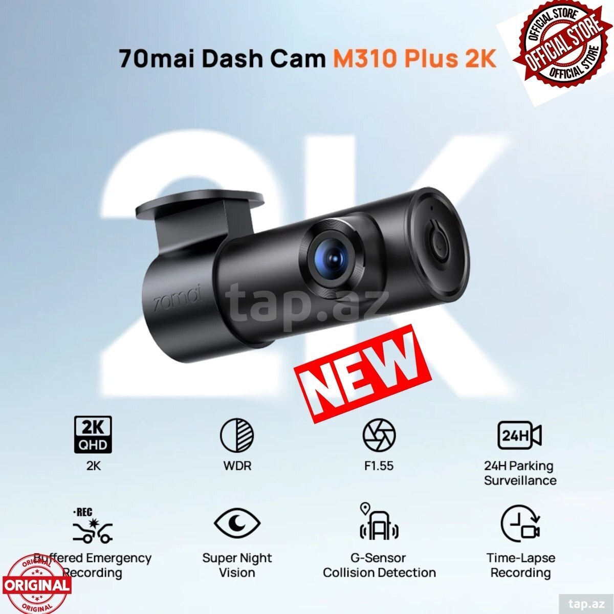 Xiaomi 70Mai M310 Plus 2K Ultra HD WiFi (18)