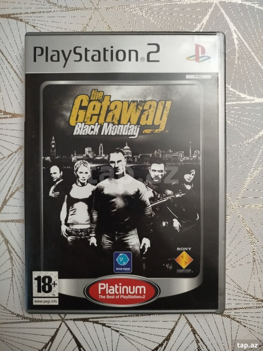 PS2 üçün The Getaway Black Monday oyun diski
