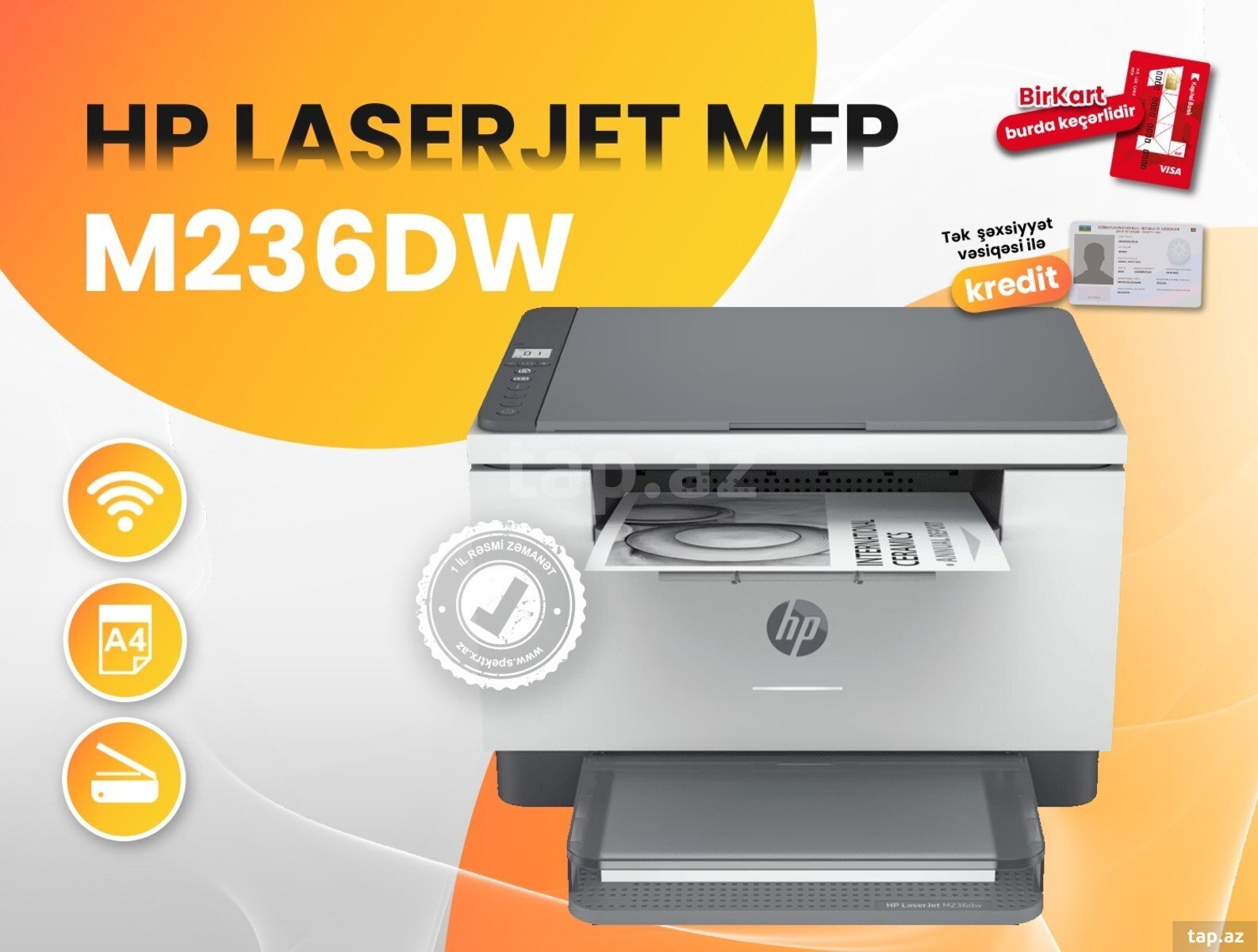 Printer HP LaserJet MFP M236dw