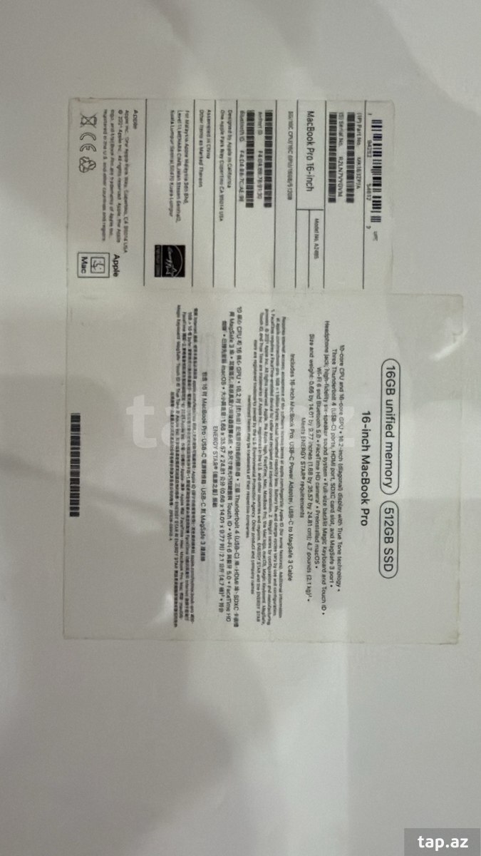 Apple MacBook Pro M1: 1700 AZN — Bakı, Azərbaycan | 46386635 — Tap.Az