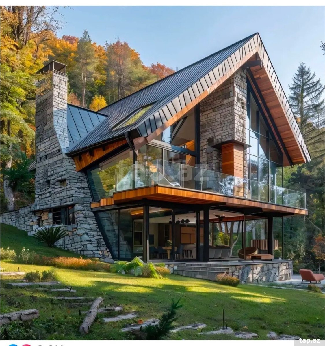 A-Frame evlərin tikintisi (14)