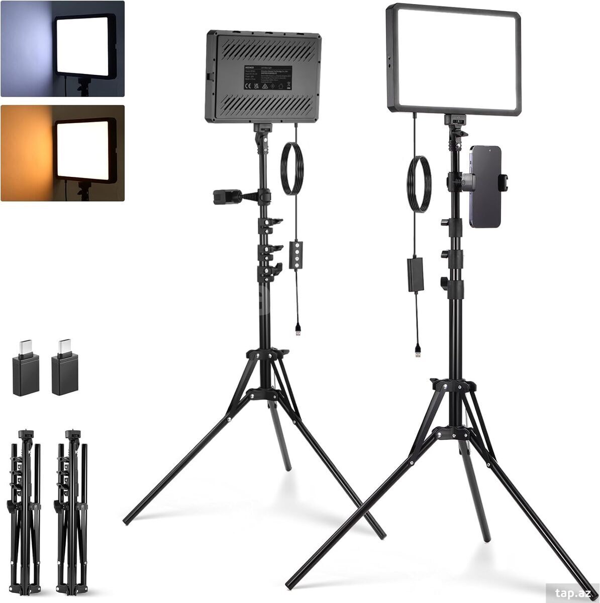 Neewer BP300 ikili LED işıqlandırma dəsti