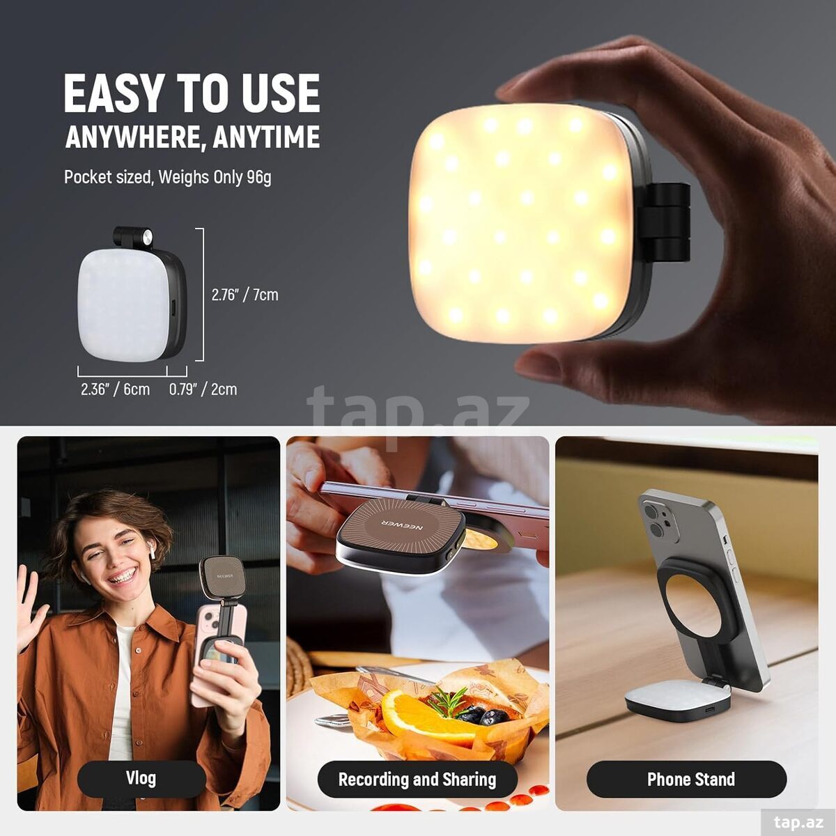 Neewer NL-48B Magsafe selfie işığı (4)