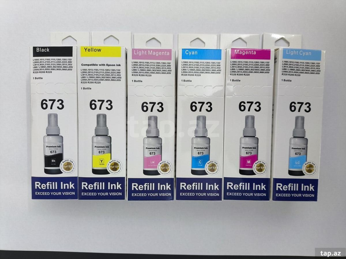 Epson 673 premium boyaları