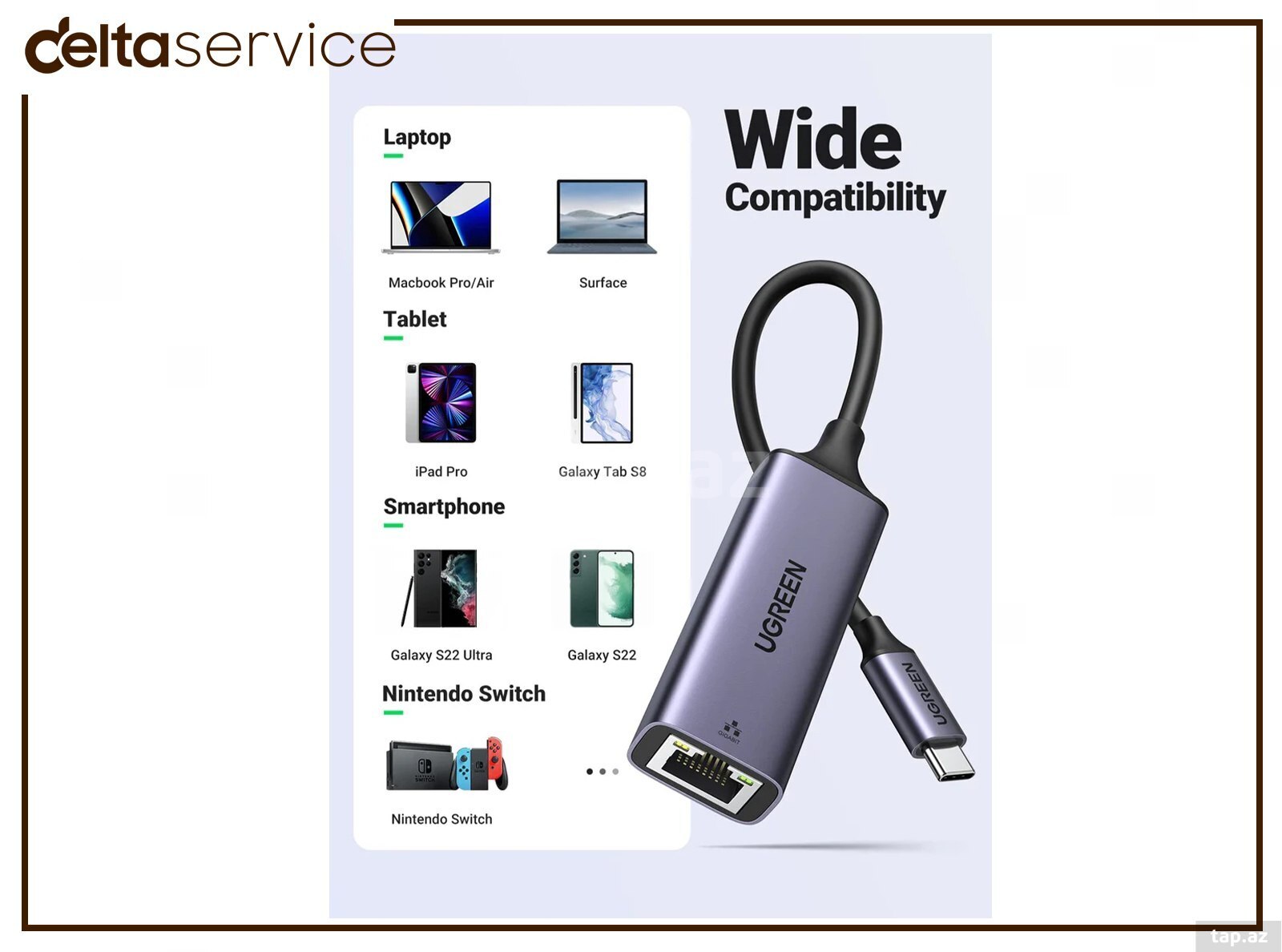 UGREEN USB C to Ethernet Adapter (2)