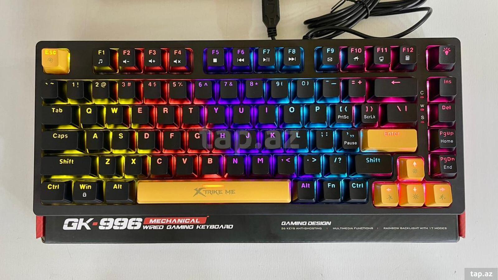 Klaviatura Xtrike ME GK996 Gaming RED Switch (2)