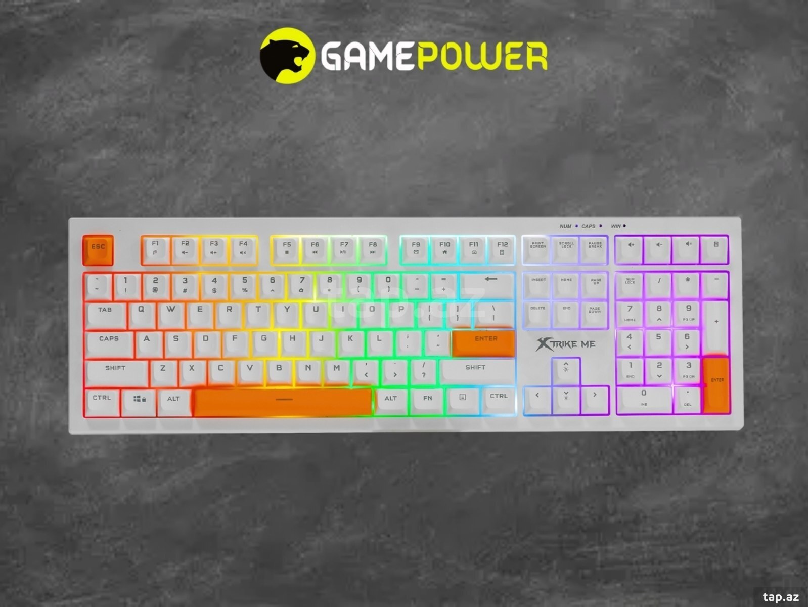 Klaviatura Xtrike ME KB512 Gaming White