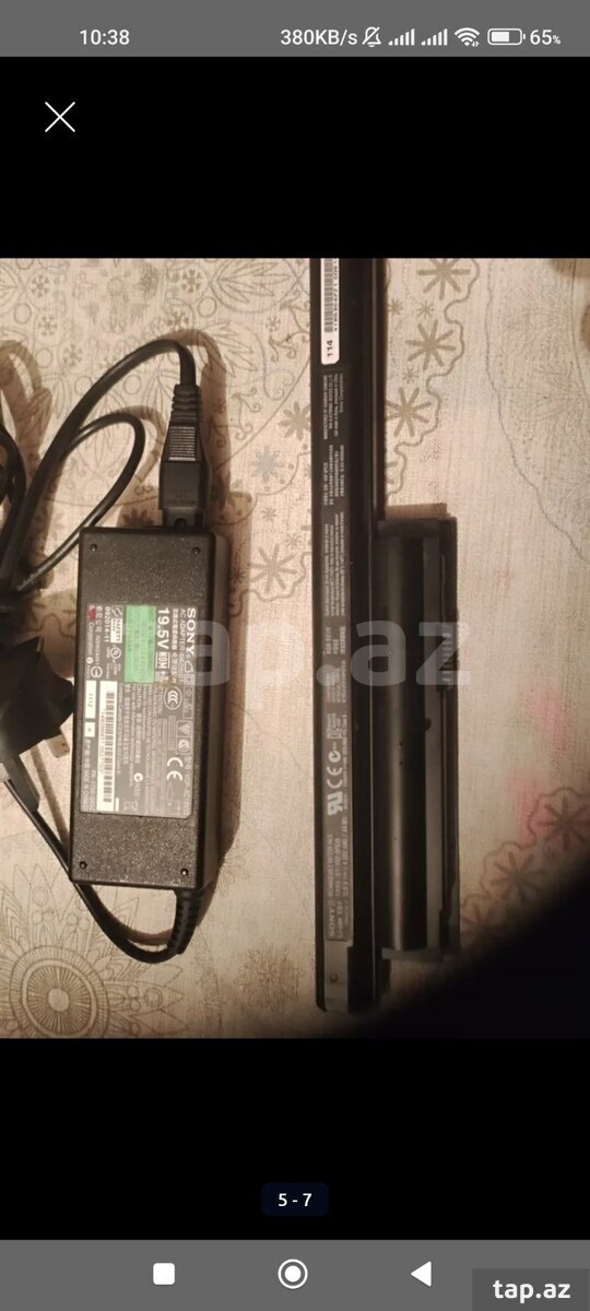 Sony adapteri və batareyası