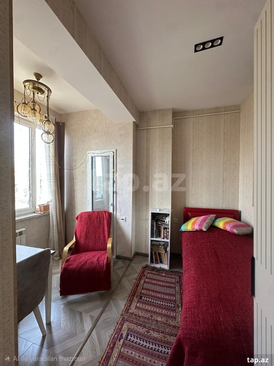 3-otaqlı yeni tikili, İnşaatçılar m., 75 m²