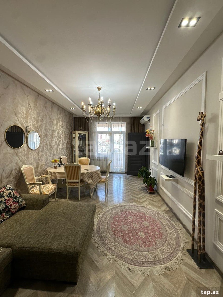 3-otaqlı yeni tikili, İnşaatçılar m., 75 m²