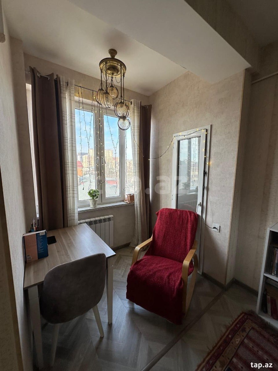 3-otaqlı yeni tikili, İnşaatçılar m., 75 m²