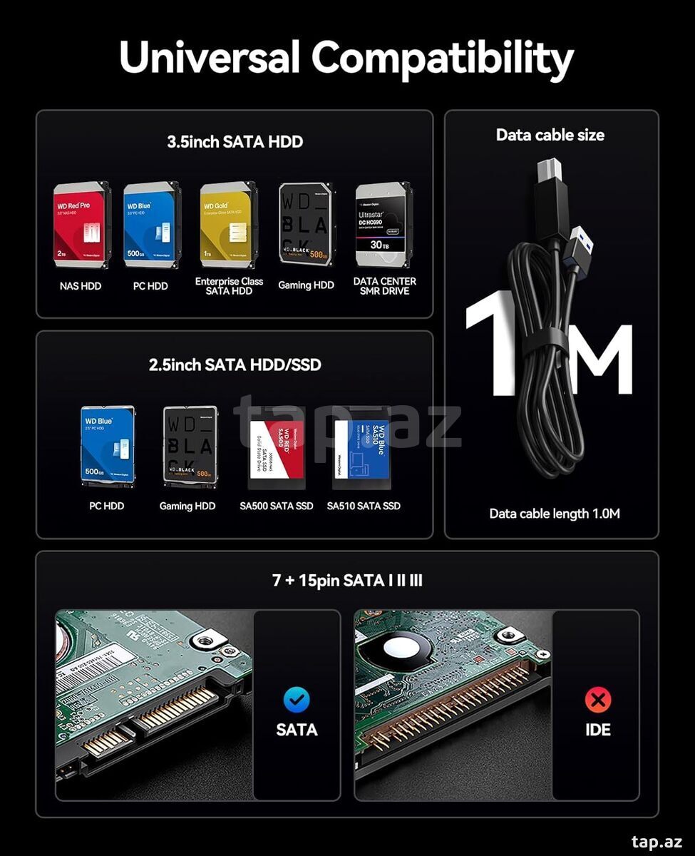 HDD/SSD Dockstation Orico 5 bay 2.5/3.5  (4)
