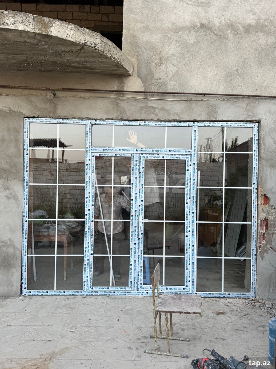 Plastik qapı və pəncərə (10)