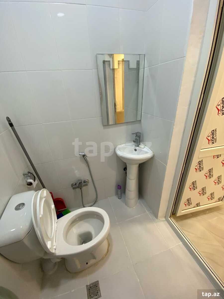 2-otaqlı mənzil kirayə verilir, Sahil m., 55 m²