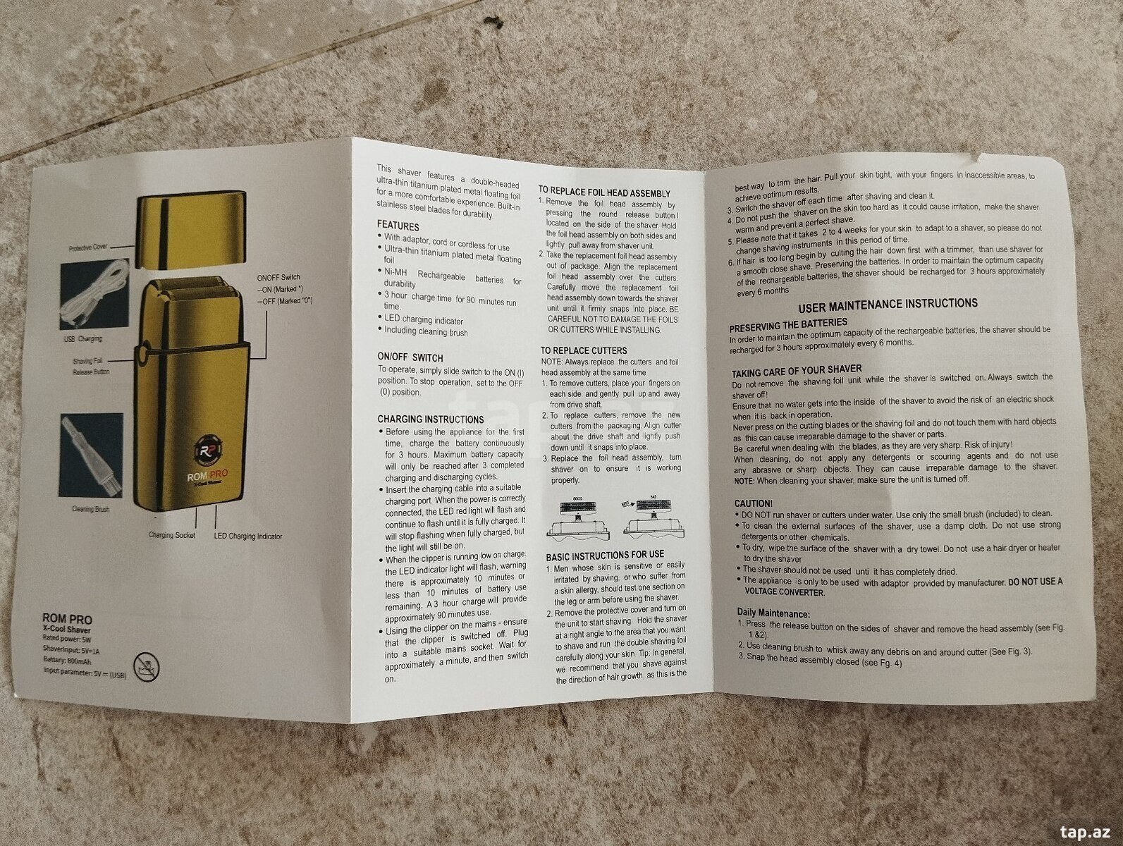 Təraş aparatı  (5)