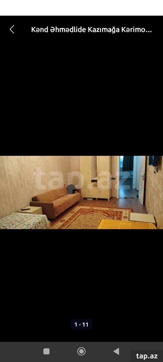1-otaqlı yeni tikili kirayə verilir, Əhmədli qəs., 54 m² (2)