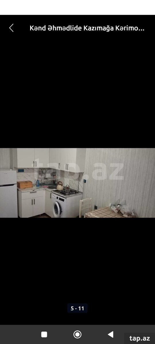 1-otaqlı yeni tikili kirayə verilir, Əhmədli qəs., 54 m² (4)