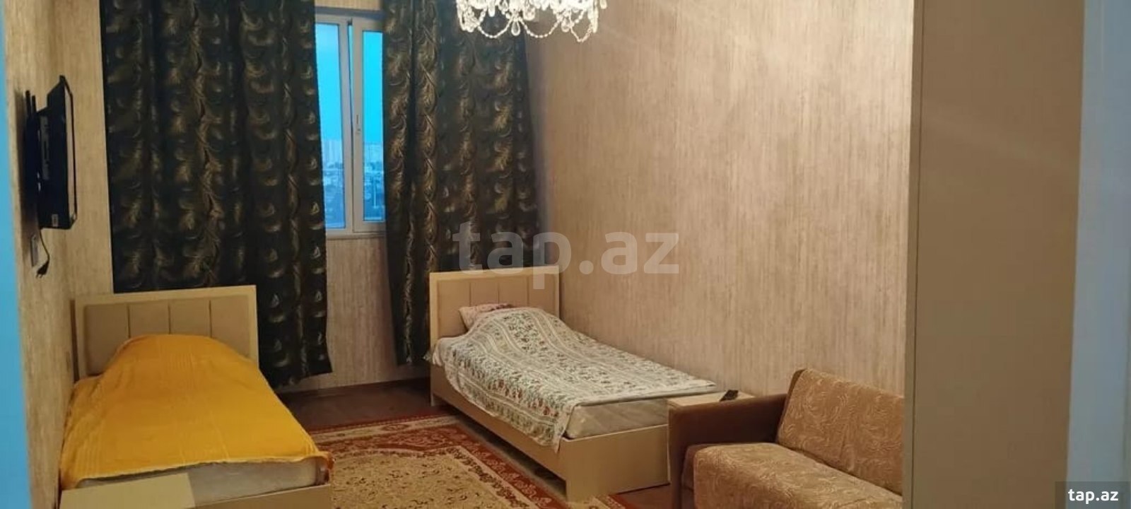 1-otaqlı yeni tikili kirayə verilir, Əhmədli qəs., 54 m²